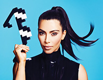 Kim Kardashian for AdWeek