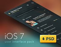 iOS 7 User Interface Pack - IMDB mobile application