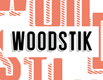 Woodstik font