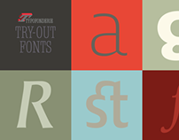 Typofonderie Try-out Fonts (free)