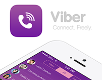 Viber iPhone iOS 7 Concept