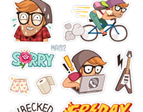 VIBER sticker set 2, Alex