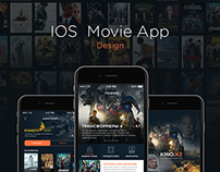 Concept. Movie App Redesign for service "kino.kz"