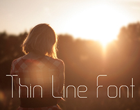 Thin Line Font