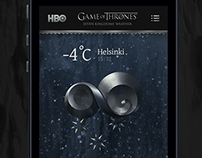 HBO Game of Thrones - Seven Kingdoms Weather App