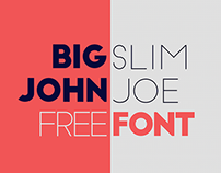 Big John / Slim Joe - FREE Font