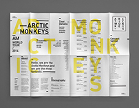Arctic Monkeys Typographic Poster
