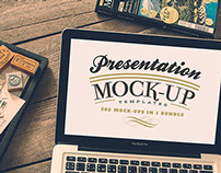 203 photoshop presentation mock-up templates