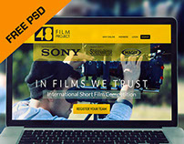 FREE PSD : Film Project Re-design