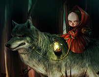 My version of the Little Red Riding Hood 