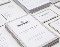 Einar & Bert Branding