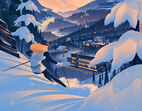 Sugar Bowl Resort 75th Anniversary Poster