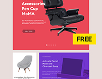 Free PSD. Accessories Template