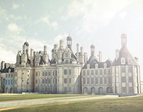 Château de Chambord High-Poly 3D Modeling