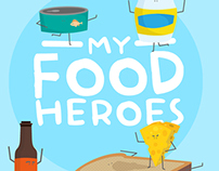 MY FOOD HEROES // Illustration Series