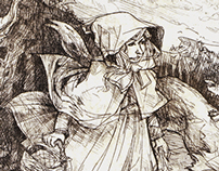 Little Red Riding Hood | etching