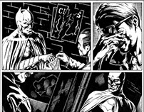 Batman page 2 inks