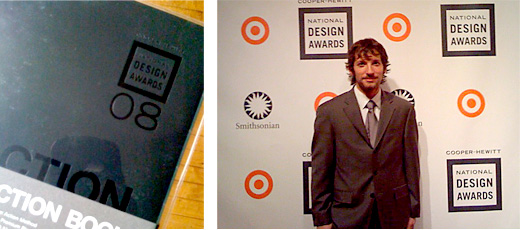 Action Book and Dave at the National Design Awards